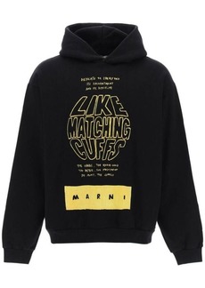 Marni hoodie with slogan print