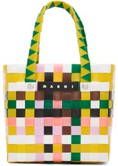 Marni Kids Multicolor Micro Basket Tote