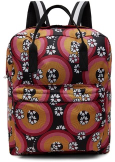 Marni Kids Pink & Orange Allover 70s Circles Backpack