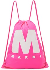 Marni Kids Pink Big M Backpack