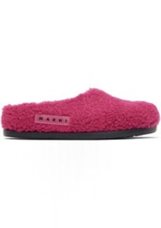 Marni Kids Pink Fussbett Slippers