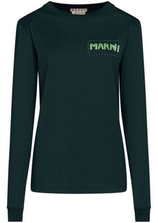 MARNI Logo-patch sweatshirt