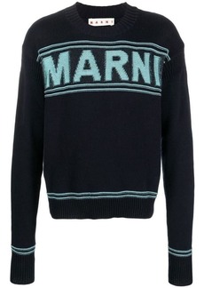 MARNI Logo roundneck sweater