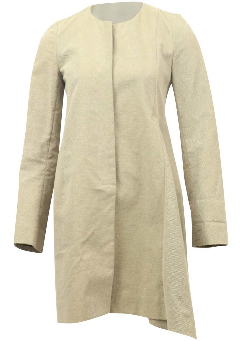 Marni Long Coat in Beige Cotton