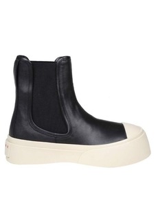 MARNI NAPPA LEATHER ANKLE BOOT