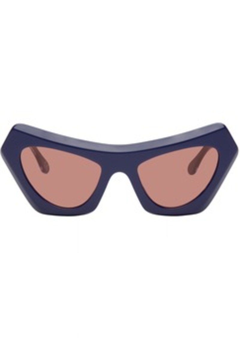 Marni Navy Devil's Pool Sunglasses