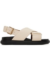 Marni Off-White Fussbett Sandals