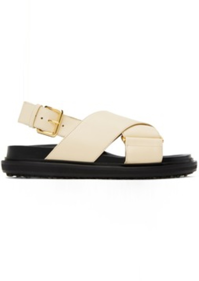 Marni Off-White Fussbett Sandals