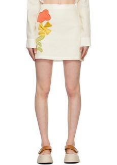 Marni Off-White No Vacancy Inn Edition Graphic Mini Skirt