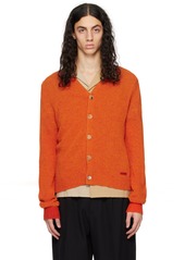 Marni Orange Buttoned Cardigan