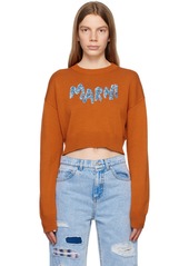 Marni Orange Crewneck Sweater