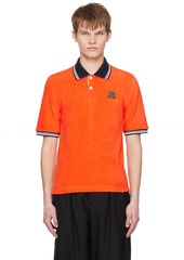 Marni Orange Graphic Patch Polo