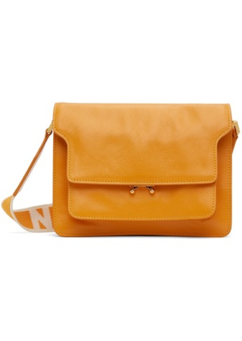 Marni Orange Trunk Soft Medium Bag