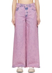 Marni Pink Flared Jeans