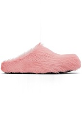 Marni Pink Fussbett Sabot Loafers