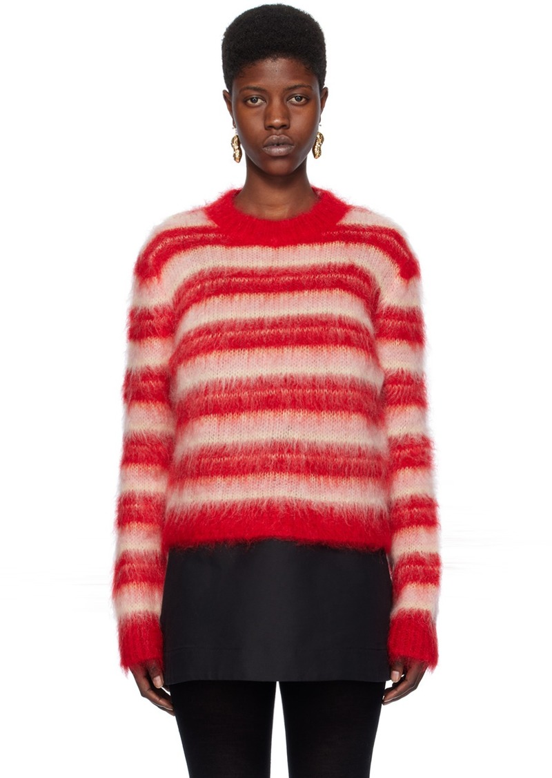 Marni Pink Striped Sweater