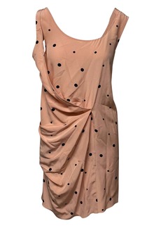 Marni Polka Dot Dress in Pink Silk