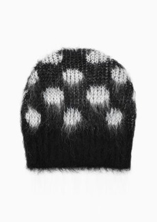 Marni polka dot knit hat