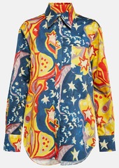 Marni x No Vacancy Inn printed cotton shirt