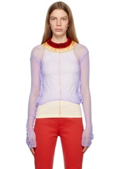 Marni Purple Cutout Sweater