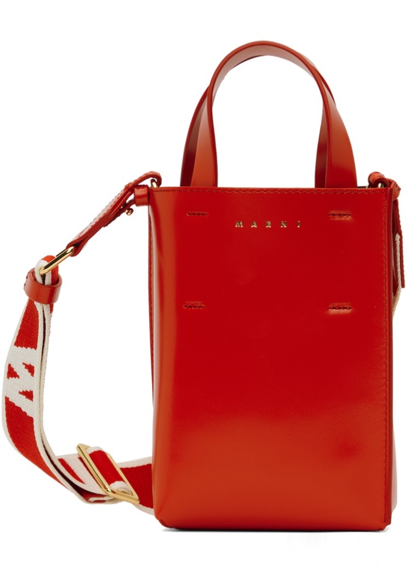 Marni Red Museo Nano Bag