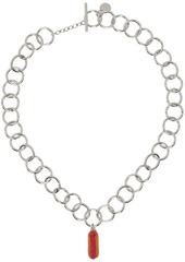 Marni Silver Hot Dog Necklace