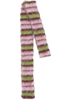 MARNI stripe-pattern scarf