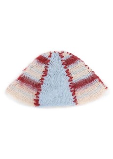 MARNI striped knitted beanie