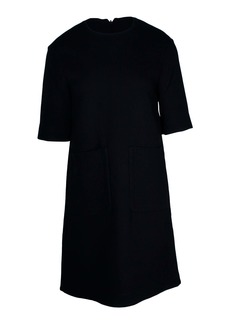 Marni T-Shirt Dress in Black Wool