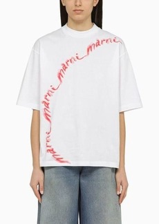 Marni T-shirt with logo in organic