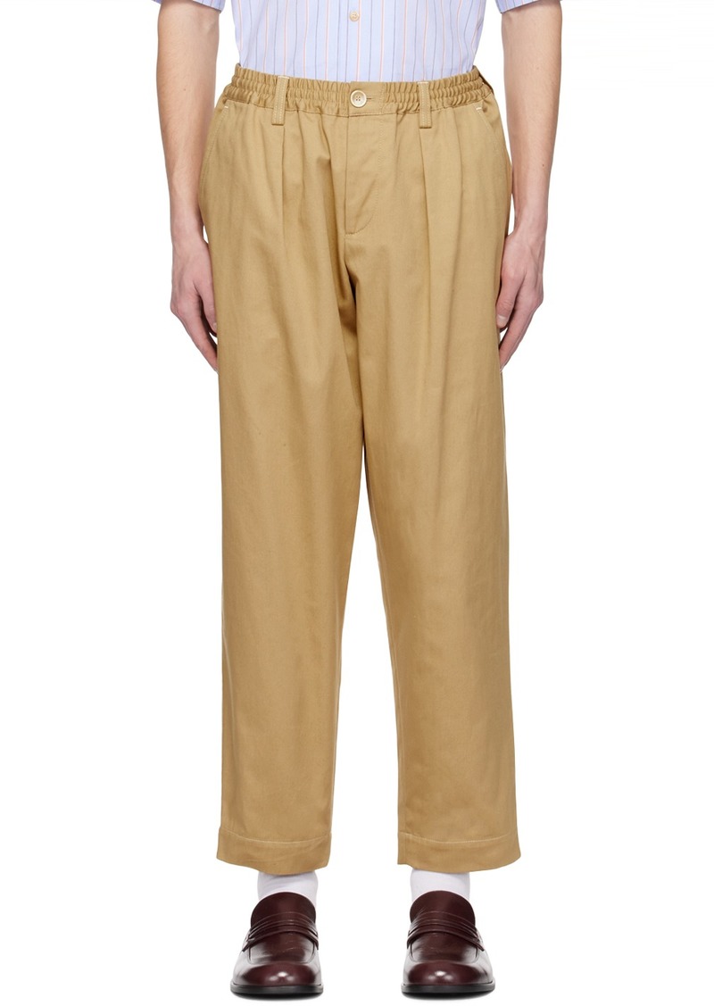 Marni Tan Cropped Trousers