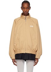 Marni Tan Patch Bomber Jacket