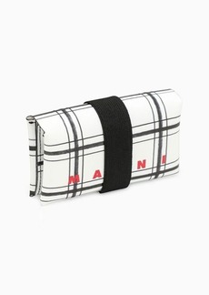 Marni Tri-fold wallet black/white check