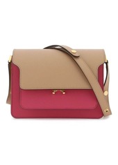 Marni tricolor leather medium trunk bag