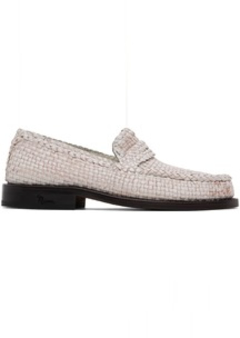 Marni White Bambi Loafers