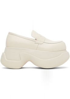 Marni White Chunky Loafers