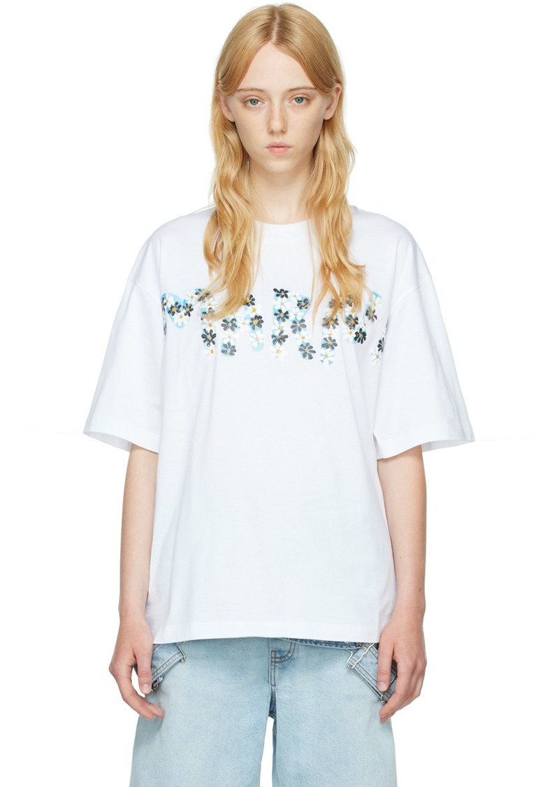 Marni White Cotton T-Shirt