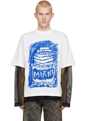 Marni White Marni 30th Anniversary T-shirt