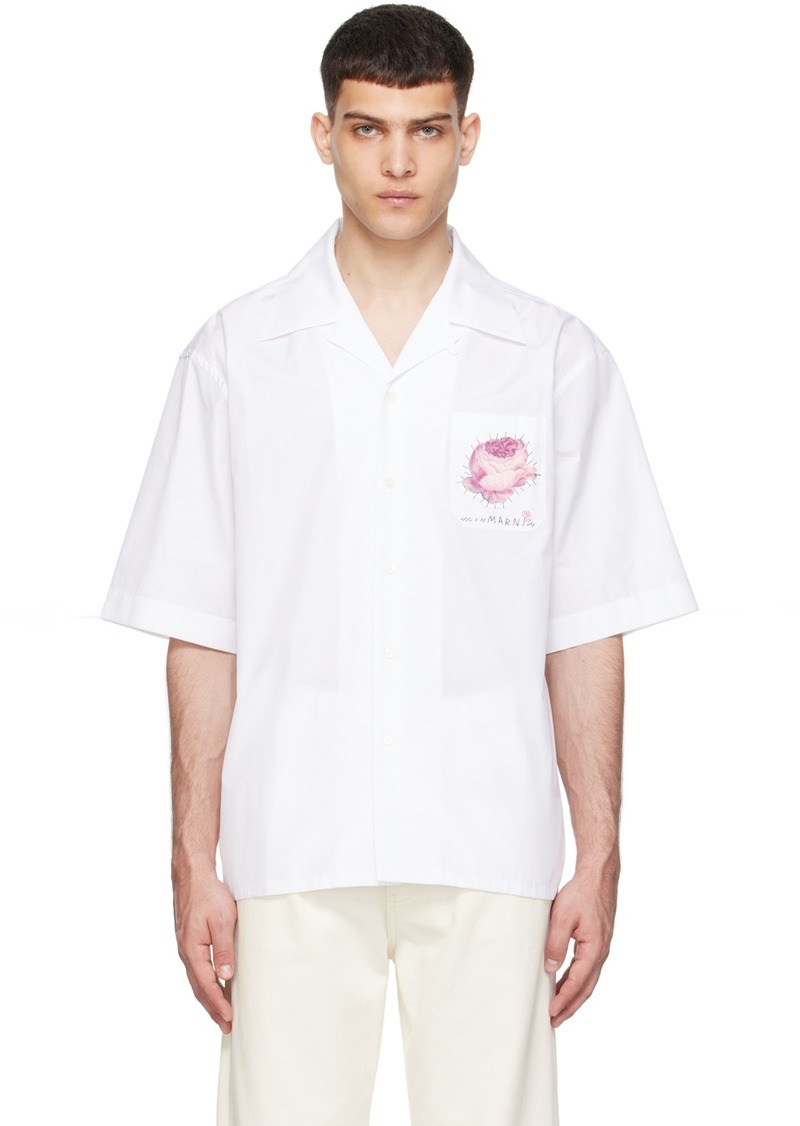 Marni White Patch Shirt