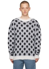 Marni White Polka Dot Sweater