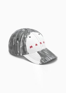 Marni White/grey hat with logo