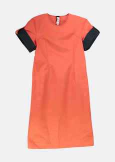 Marni Women\'s Orange / Black Arabesque Dress - 8 Us 44 Eu - 8