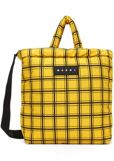 Marni Yellow Check Tote