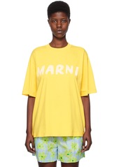 Marni Yellow Printed T-Shirt