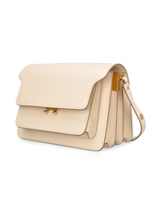 Marni Medium Trunk Saffiano Leather Bag