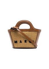 Marni Tropicalia logo-embroidered tote bag