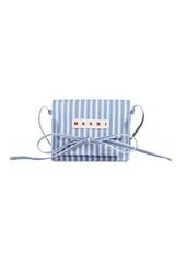 Marni Mini Striped Poplin Accordion Bag