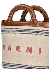 Marni Mini Tropicalia Canvas Bucket Bag