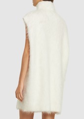 Marni Mohair Blend Knit Turtleneck Mini Dress