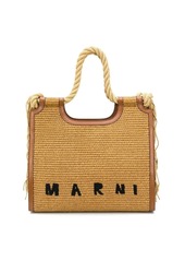 Marni Marcel Summer raffia tote bag